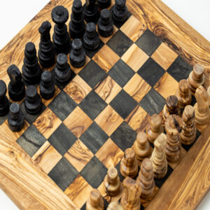 olive wood chess board