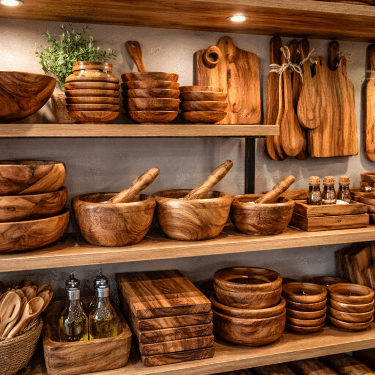 tunisian olive wood products